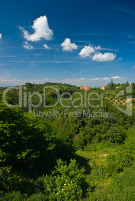 Landschaft in der Toskana, Italien - Landscape in tuscany, italy