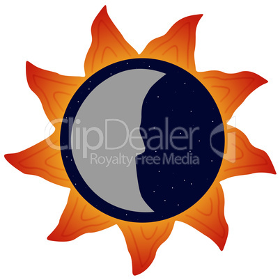 Vector_Abstract_Sun_And_Moon