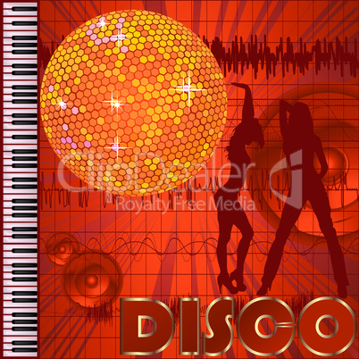 Disco club background