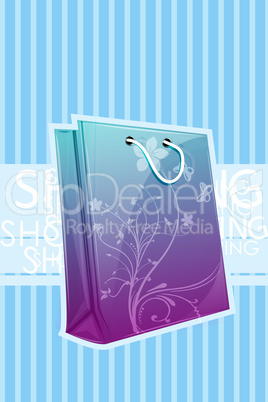 floral shopping bag