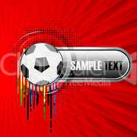 abstract vector background with football