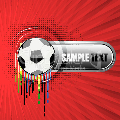 vector background with football