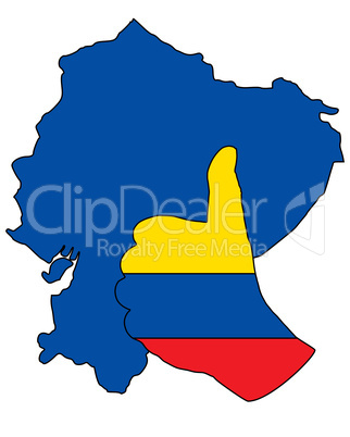 Ecuador Handzeichen