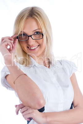 Girl in glasses