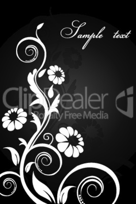classical floral background