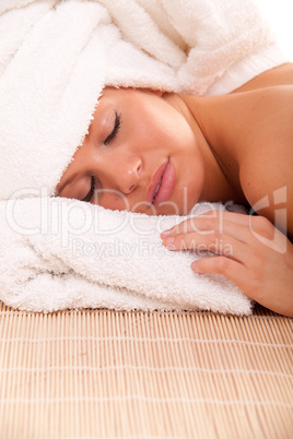 woman in spa