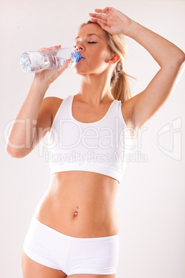 Woman Drinking Water