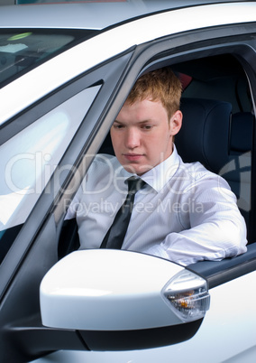 Driving man