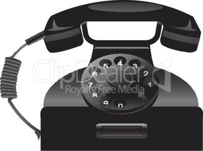 illustration of telephone