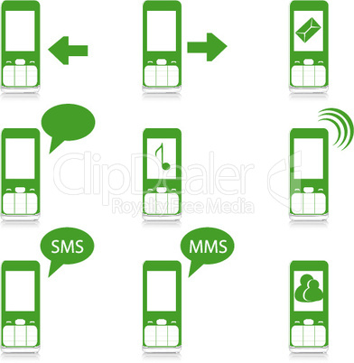 illustration of mobile functions
