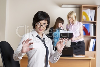 Businesswomen in office