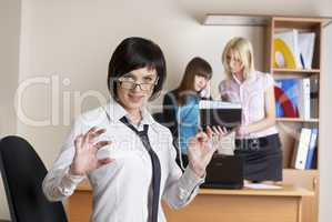 Businesswomen in office