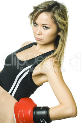 Boxer woman