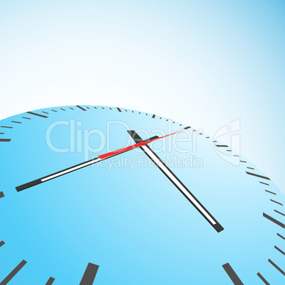 abstract background with clock