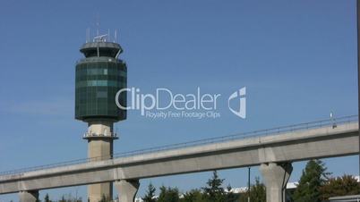 Sky Train And Airport Tower