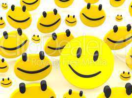 Group of smileys