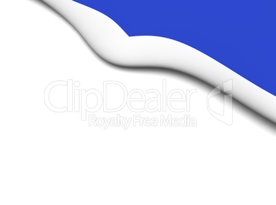 Abstract white and blue background