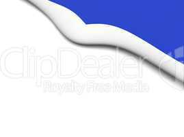 Abstract white and blue background