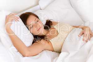 Bedroom - young woman sleeping