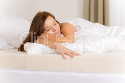 Bedroom - young woman sleeping