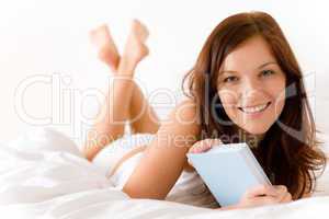 Bedroom - young woman with book