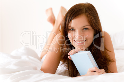 Bedroom - young woman with book