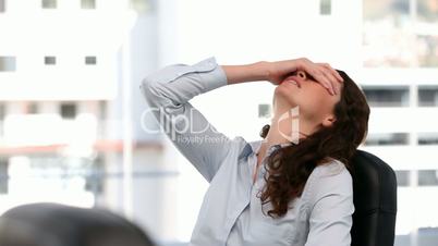 Gespräch im Büro