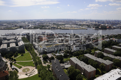 Blick vom Hamburger Michel