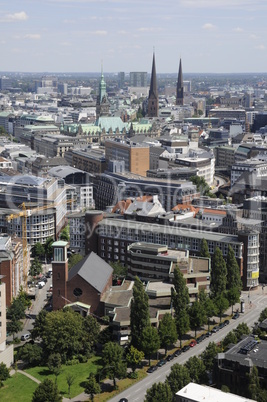 Blick vom Hamburger Michel