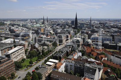 Blick vom Hamburger Michel