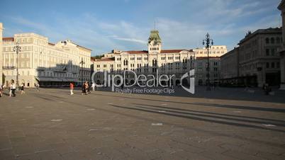 Trieste central Square, Italy