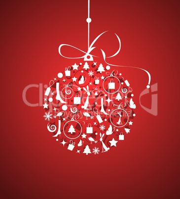 Christmas ball for your design