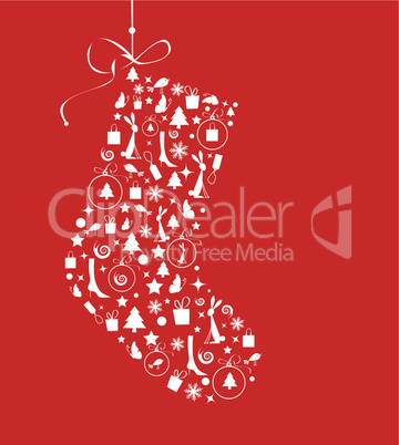 Christmas stocking for your design