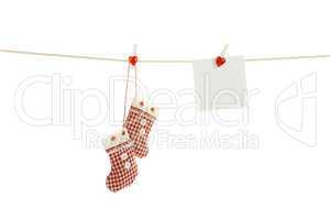Christmas clothesline