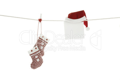 Christmas clothesline