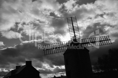 vintage wind mill