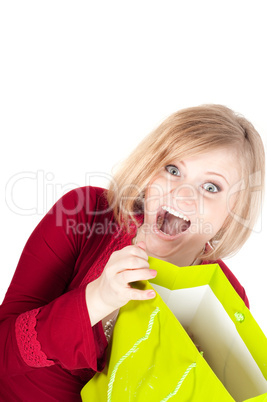 Beautiful woman with shopping bags