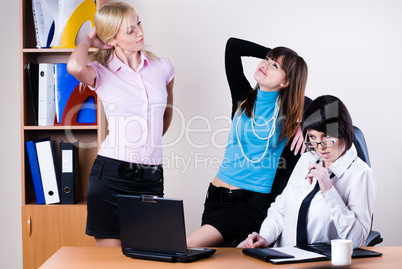 Businesswomen in office