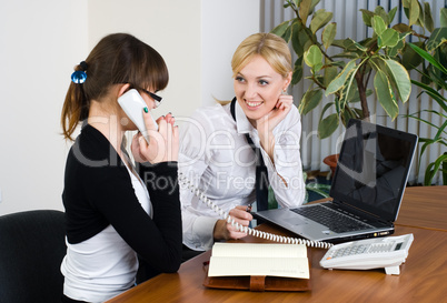 Businesswomen in office