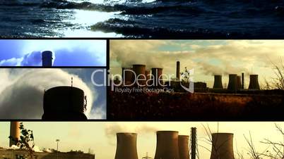 Coal fired power plant montage 9