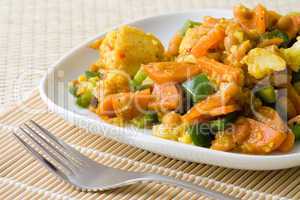 Afrikanisches Gemüse Gericht - African Vegetarian Dish