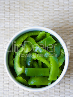 Grüner Paprika - Green Pepper