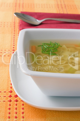 Vegetarische Nudelsuppe - Noodle Vegetable Soup