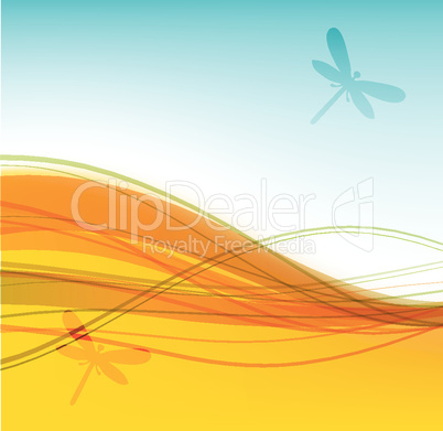 Abstract summer background for your design