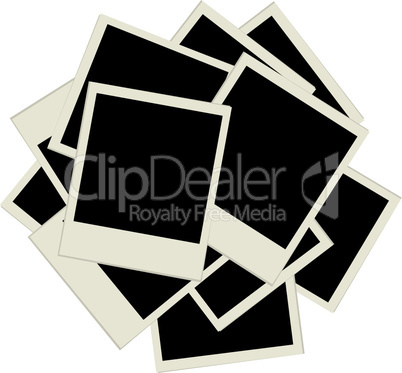 Pile of photos, insert your pictures into frames