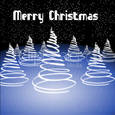 abstract merry christmas card