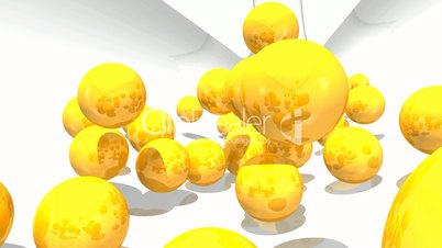 3D Ball Tube Movie - Yellow 01