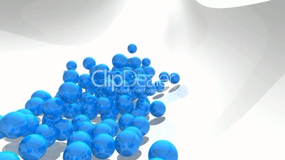 3D Ball Tube Movie - Blue 02