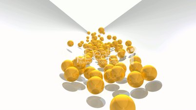 3D Ball Tube Movie - Yellow 02