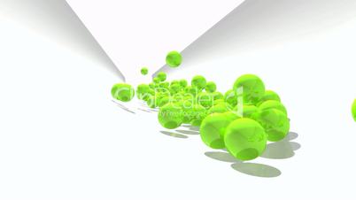 3D Ball Tube Movie - Green 02